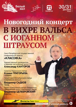 Новогодний концерт «В вихре вальса с Иоганном Штраусом»